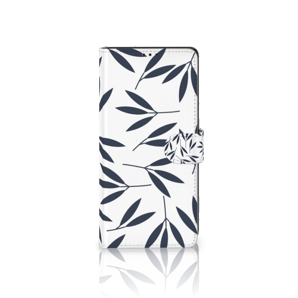 Samsung Galaxy Note20 Ultra Hoesje Leaves Blue