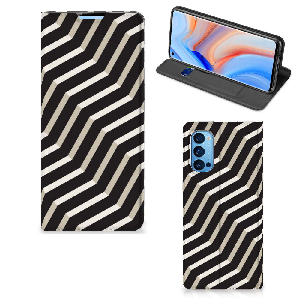 OPPO Reno4 Pro 5G Stand Case Illusion - B2C Telecom