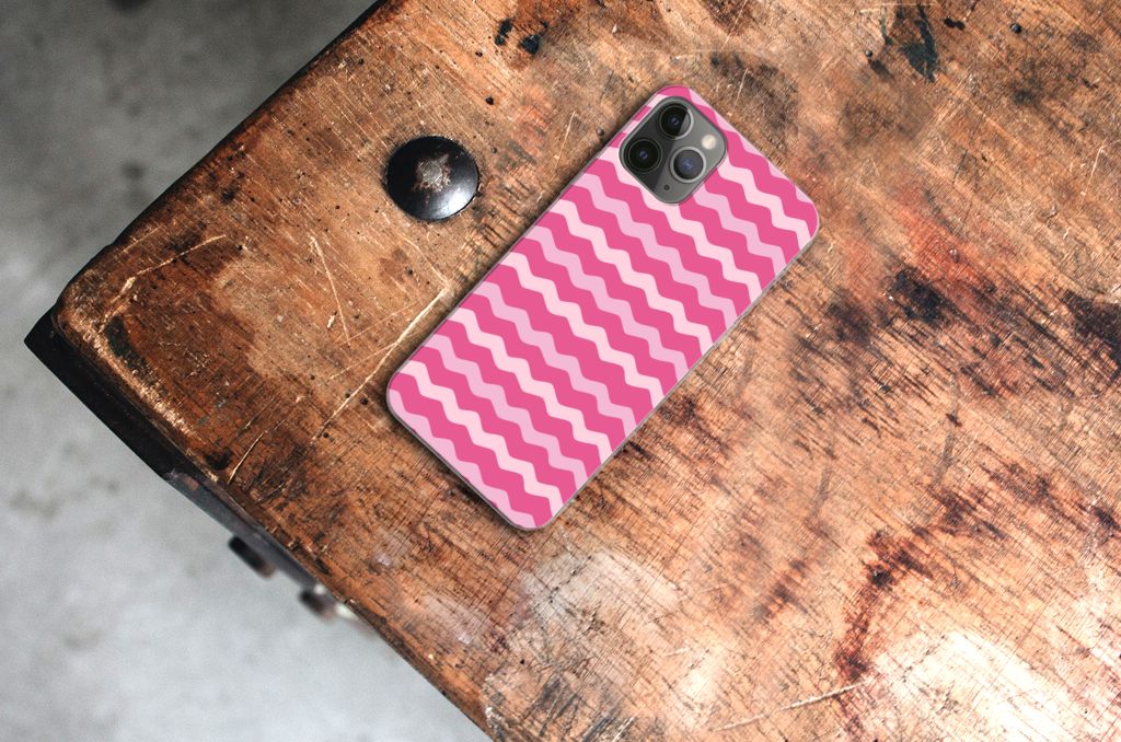 Apple iPhone 11 Pro TPU bumper Waves Pink