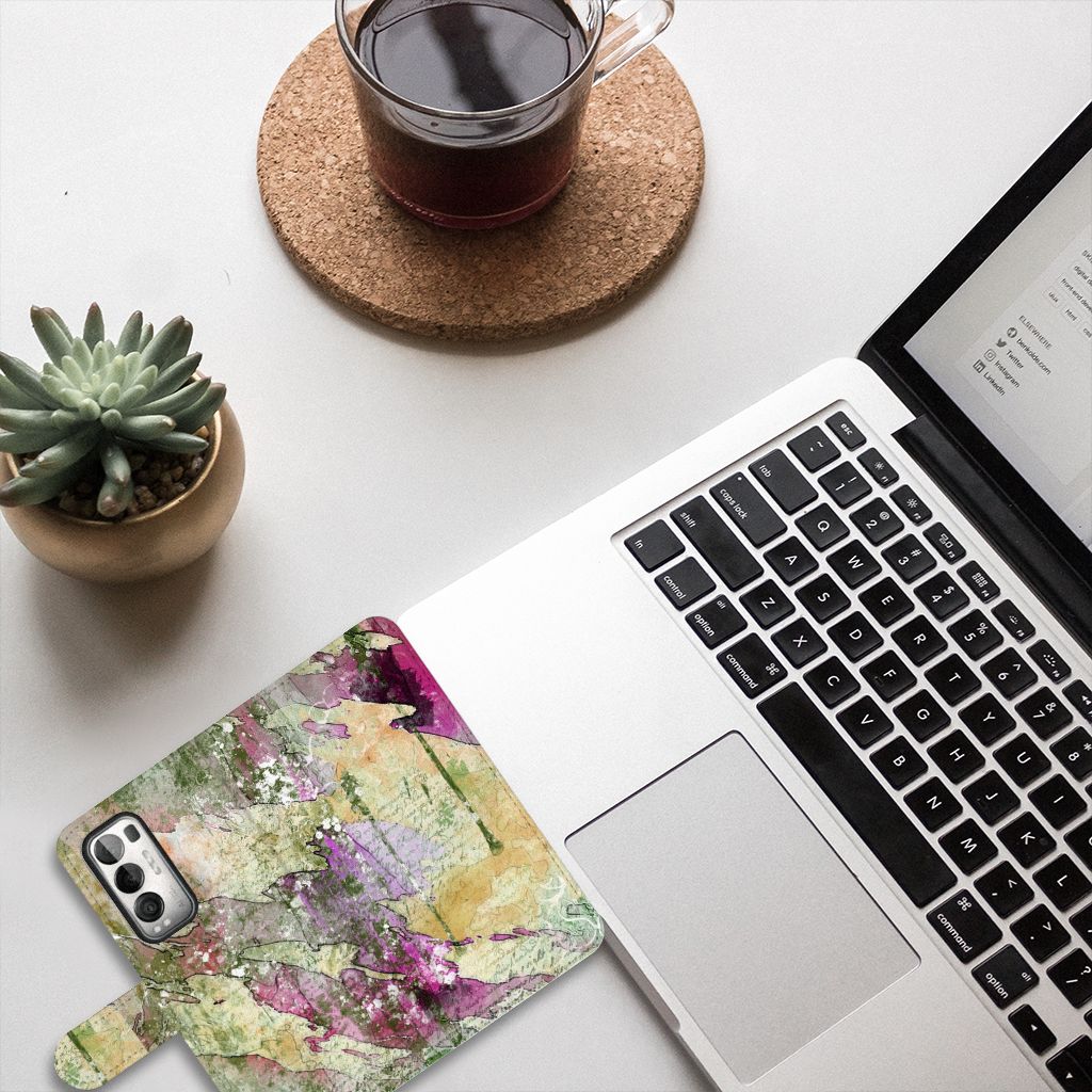 Hoesje OPPO Find X3 Neo 5G Letter Painting
