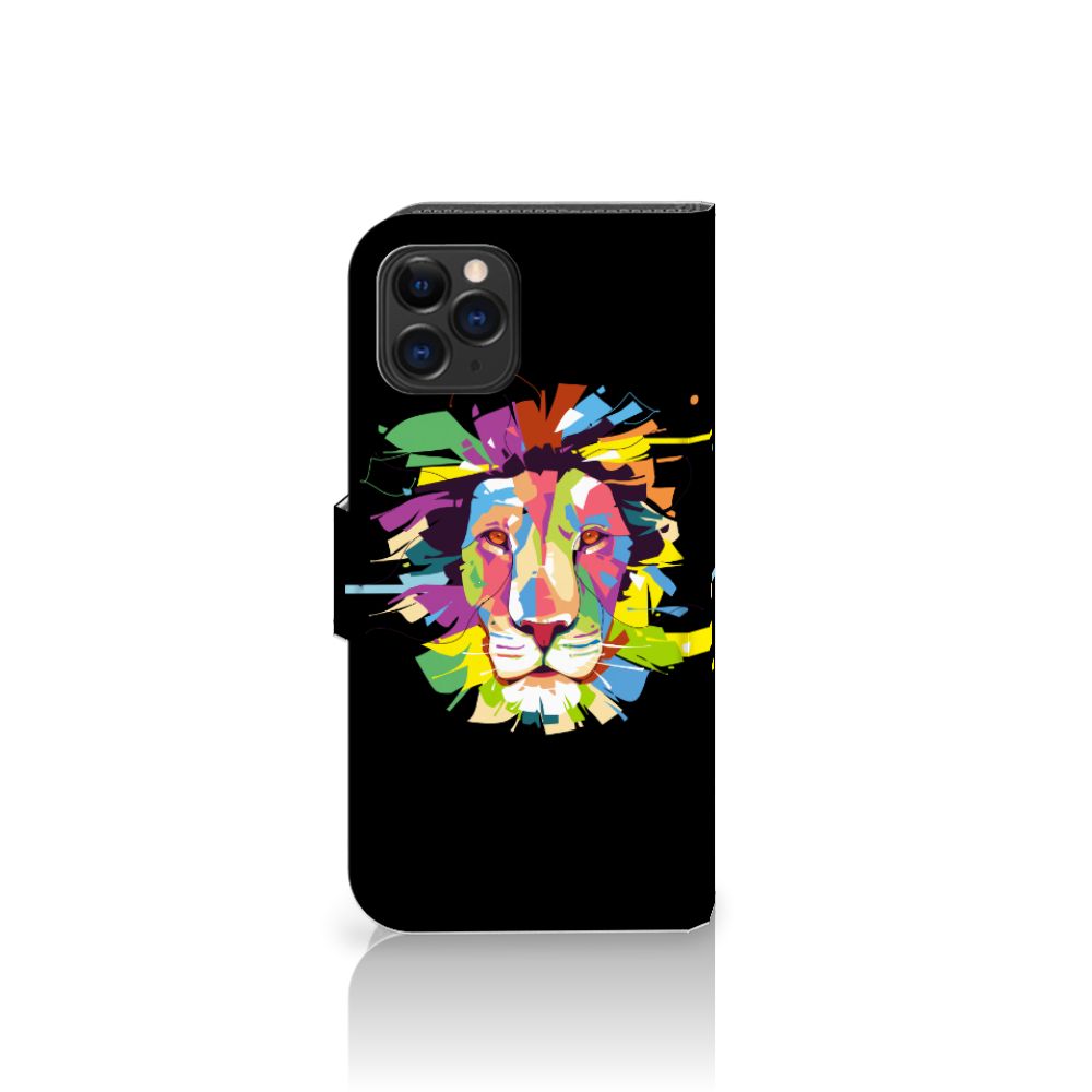 Apple iPhone 11 Pro Leuk Hoesje Lion Color