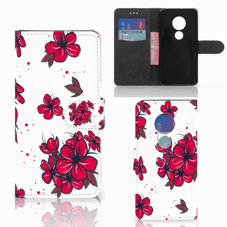 Motorola Moto G7 Play Hoesje Blossom Red