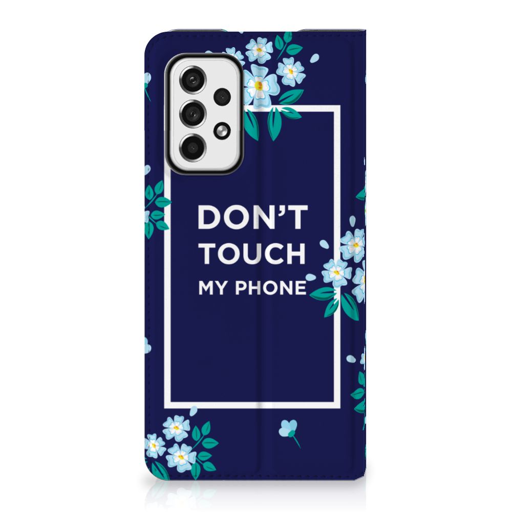 Samsung Galaxy A73 Design Case Flowers Blue DTMP - B2C Telecom