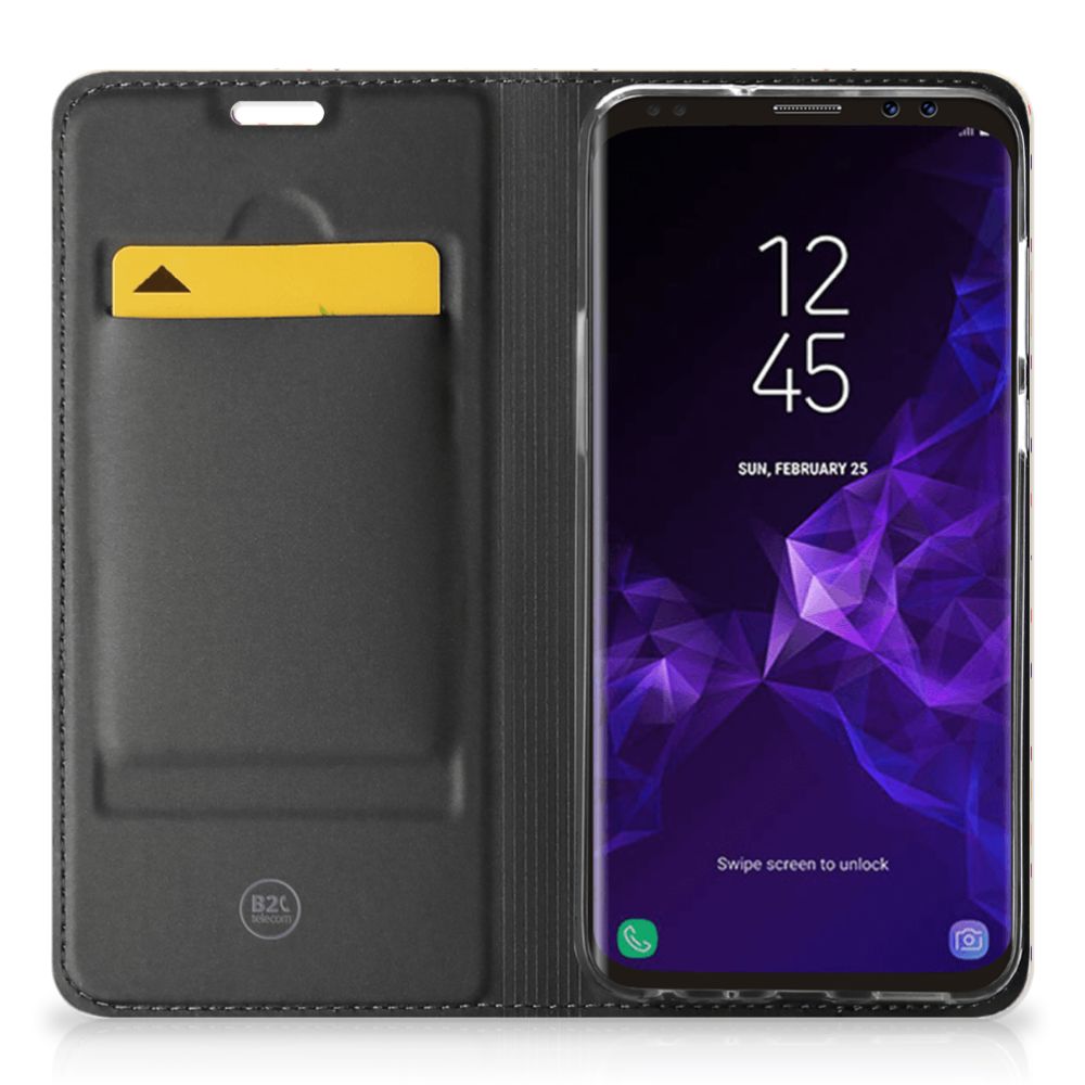 Samsung Galaxy S9 Plus Hoesje met Magneet Aztec Yellow