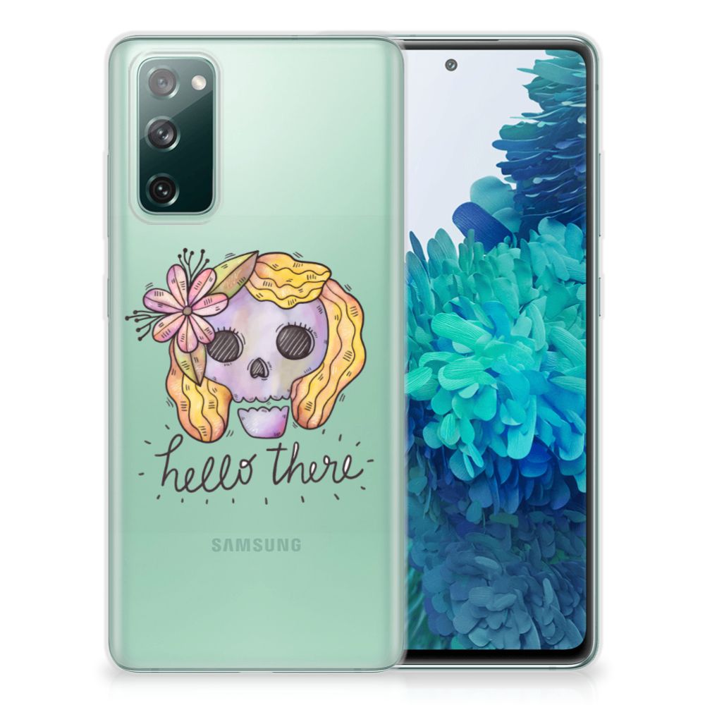 Silicone Back Case Samsung Galaxy S20 FE Boho Skull B2C Telecom