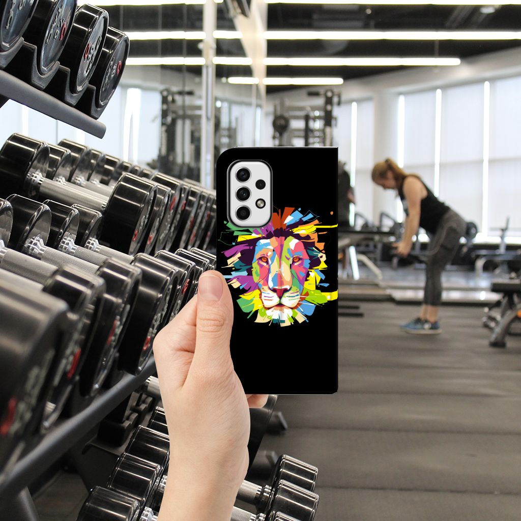 Samsung Galaxy A23 Magnet Case Lion Color - B2C Telecom