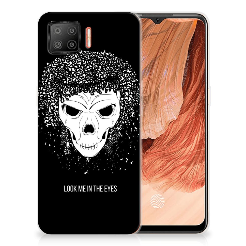 Silicone Back Case OPPO A73 4G Skull Hair B2C Telecom