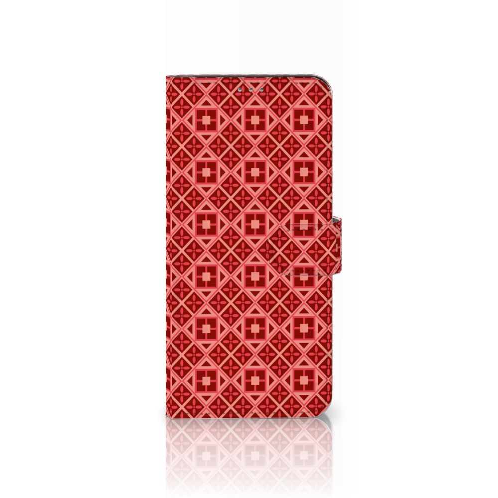Motorola Moto G60 Telefoon Hoesje Batik Rood
