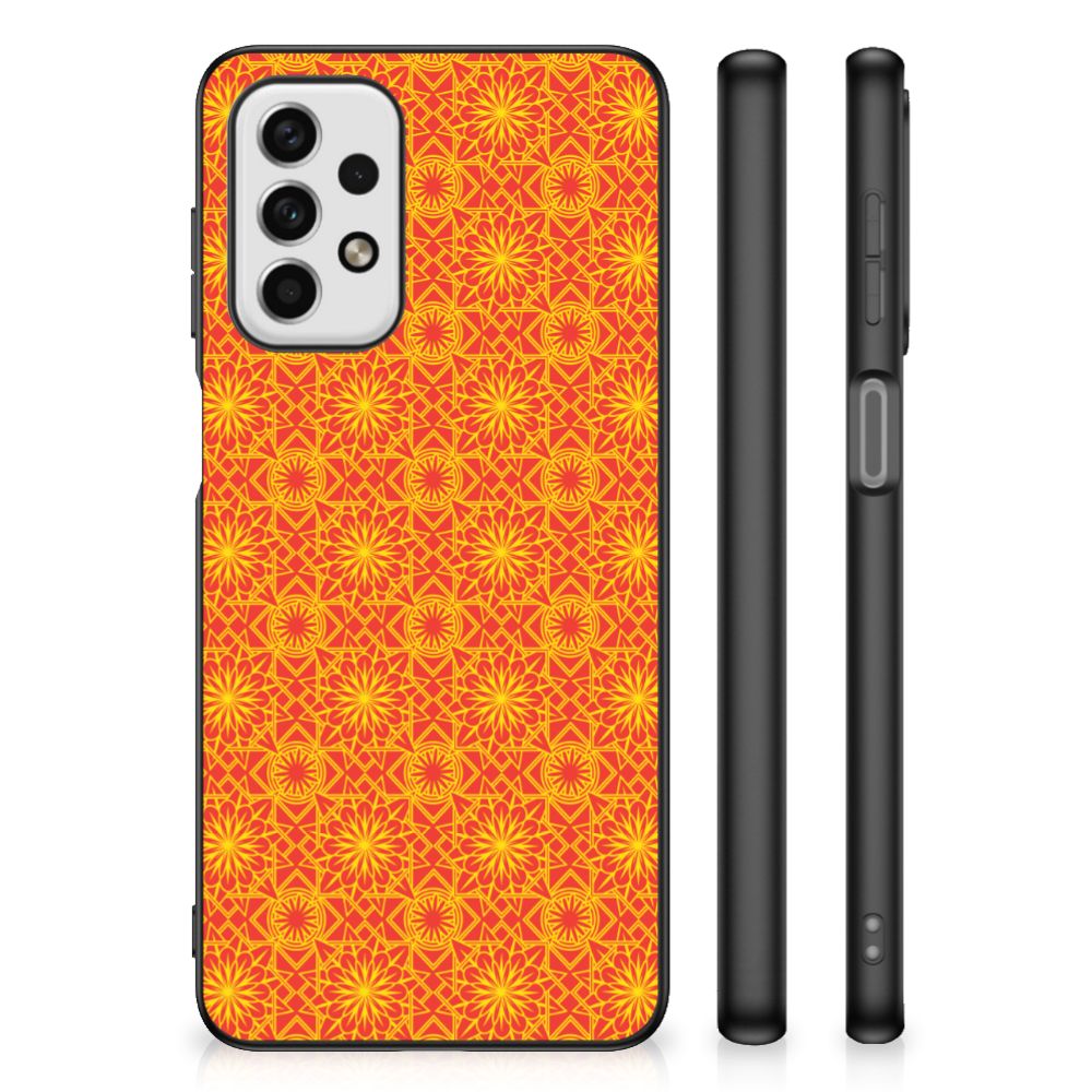 Samsung Galaxy A23 Back Case Batik Oranje B2C Telecom