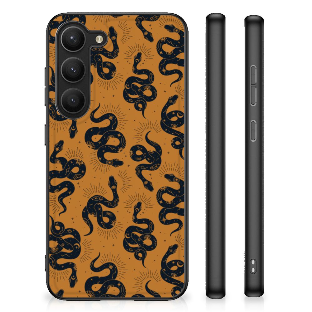 Dierenprint Telefoonhoesje voor Samsung Galaxy S23 Snakes B2C Telecom