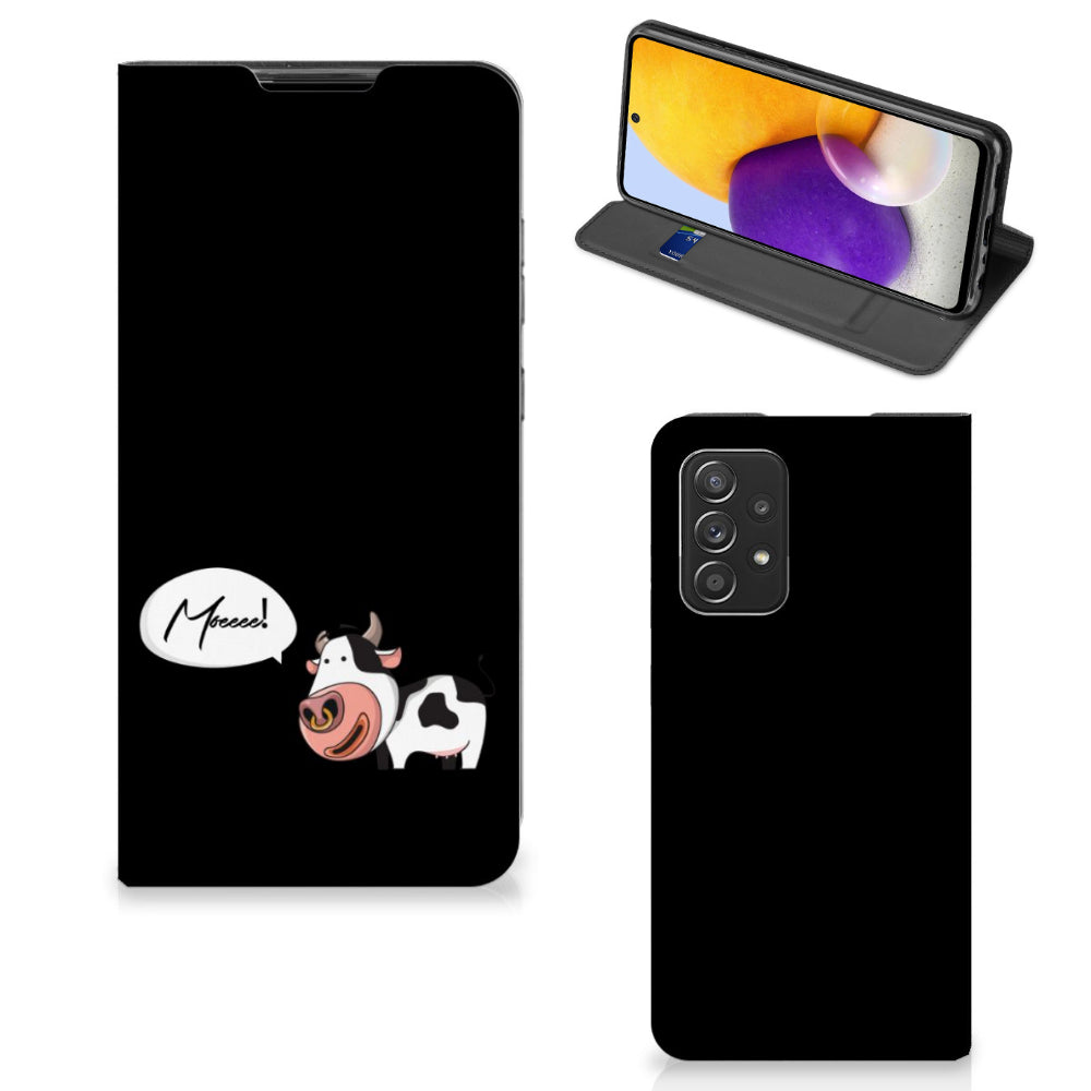 Samsung Galaxy A72 (5G/4G) Magnet Case Cow