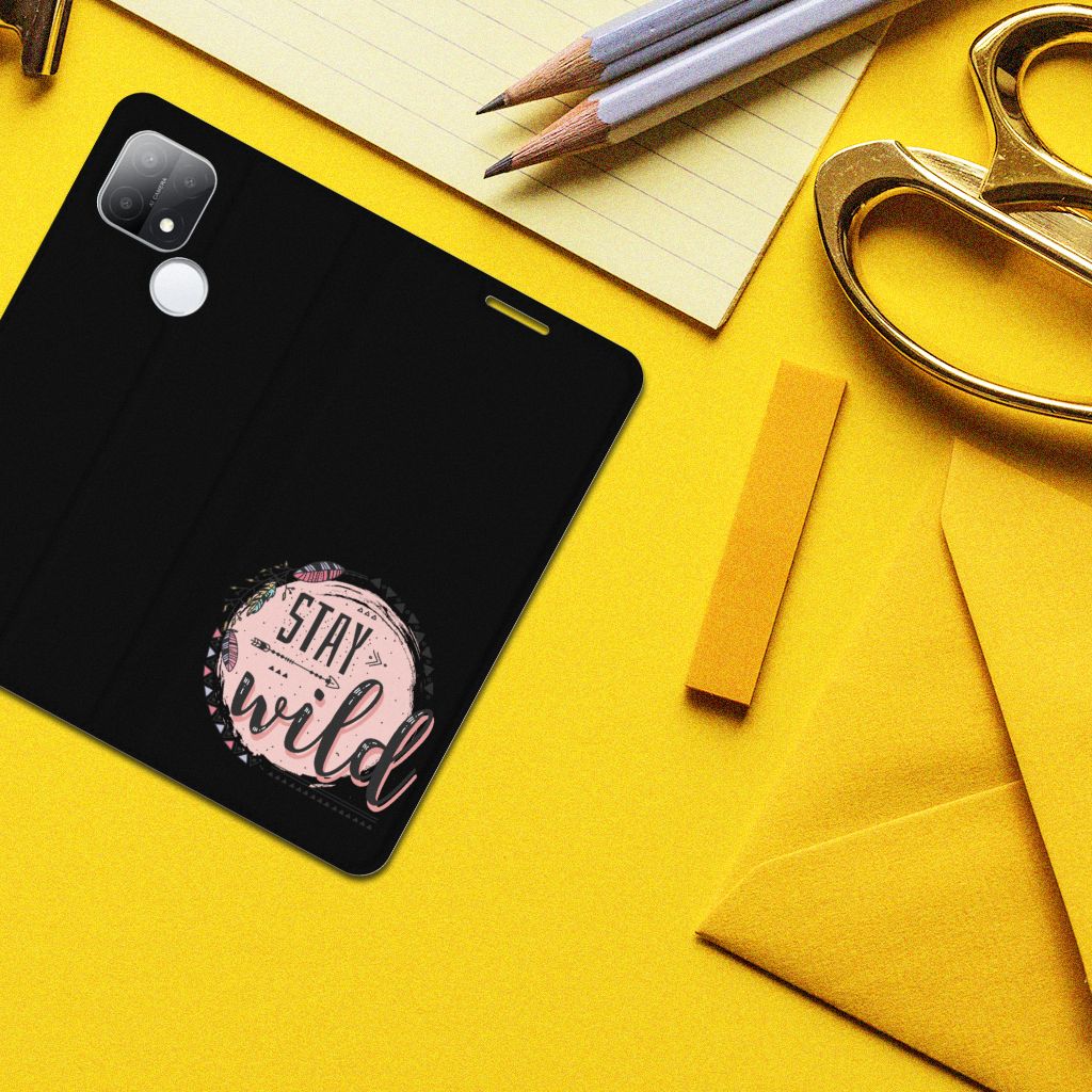 OPPO A15 Magnet Case Boho Stay Wild - B2C Telecom