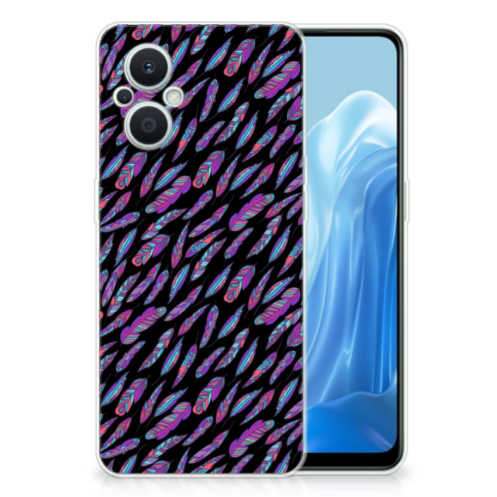 OPPO Reno8 Lite TPU bumper Feathers Color B2C Telecom