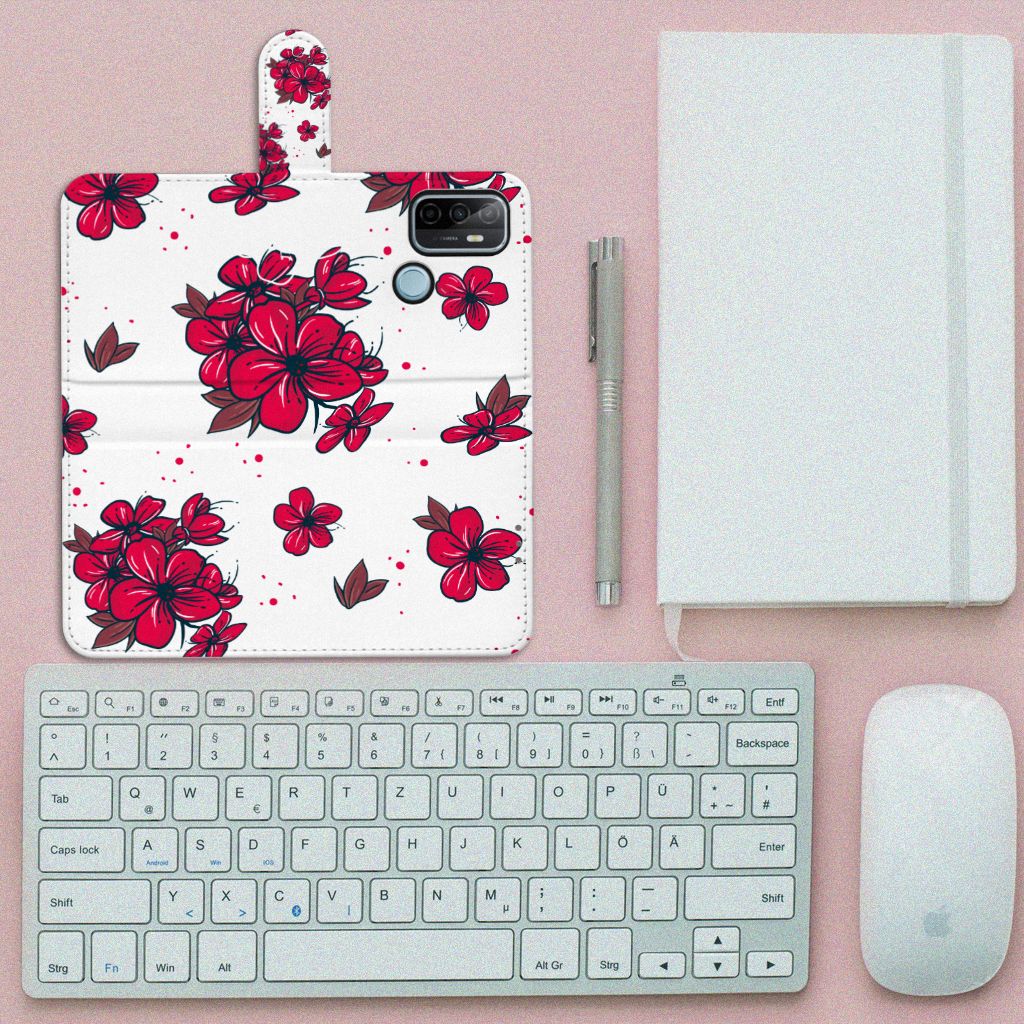 OPPO A53 | OPPO A53s Hoesje Blossom Red