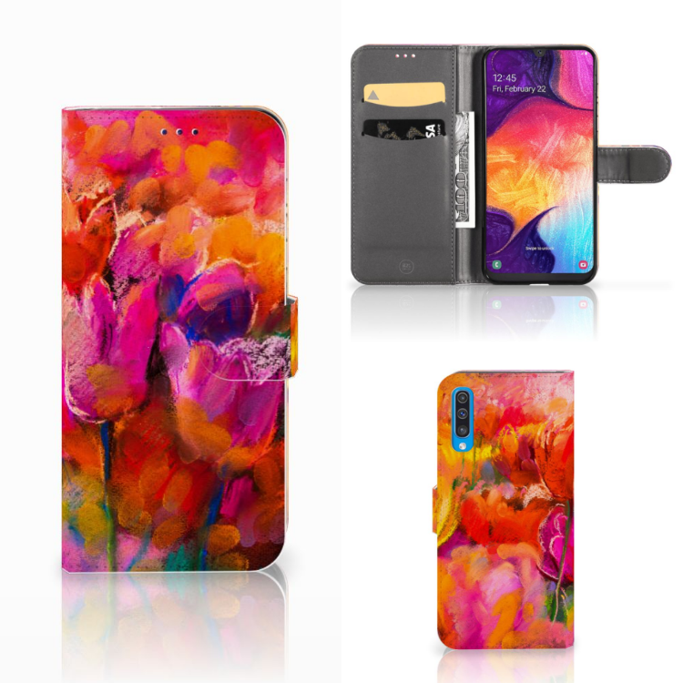 Hoesje Samsung Galaxy A50 Tulips