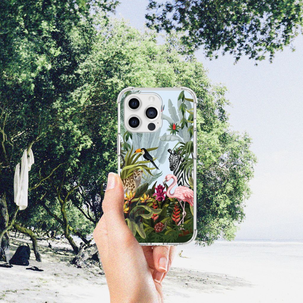 Case Anti-shock voor iPhone 13 Pro Max Jungle - B2C Telecom