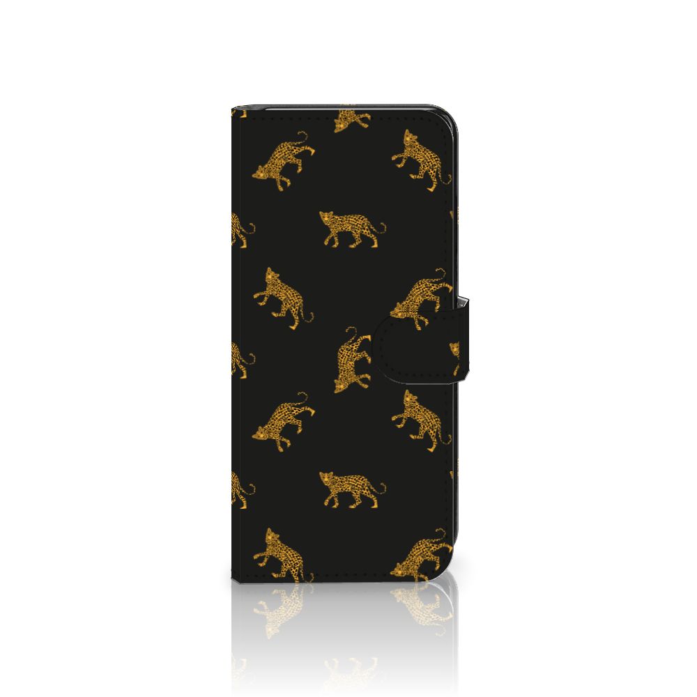 Telefoonhoesje met Pasjes voor Motorola Moto G72 Leopards