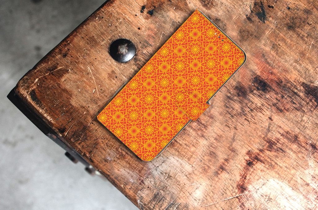 Nokia 5.3 Telefoon Hoesje Batik Oranje