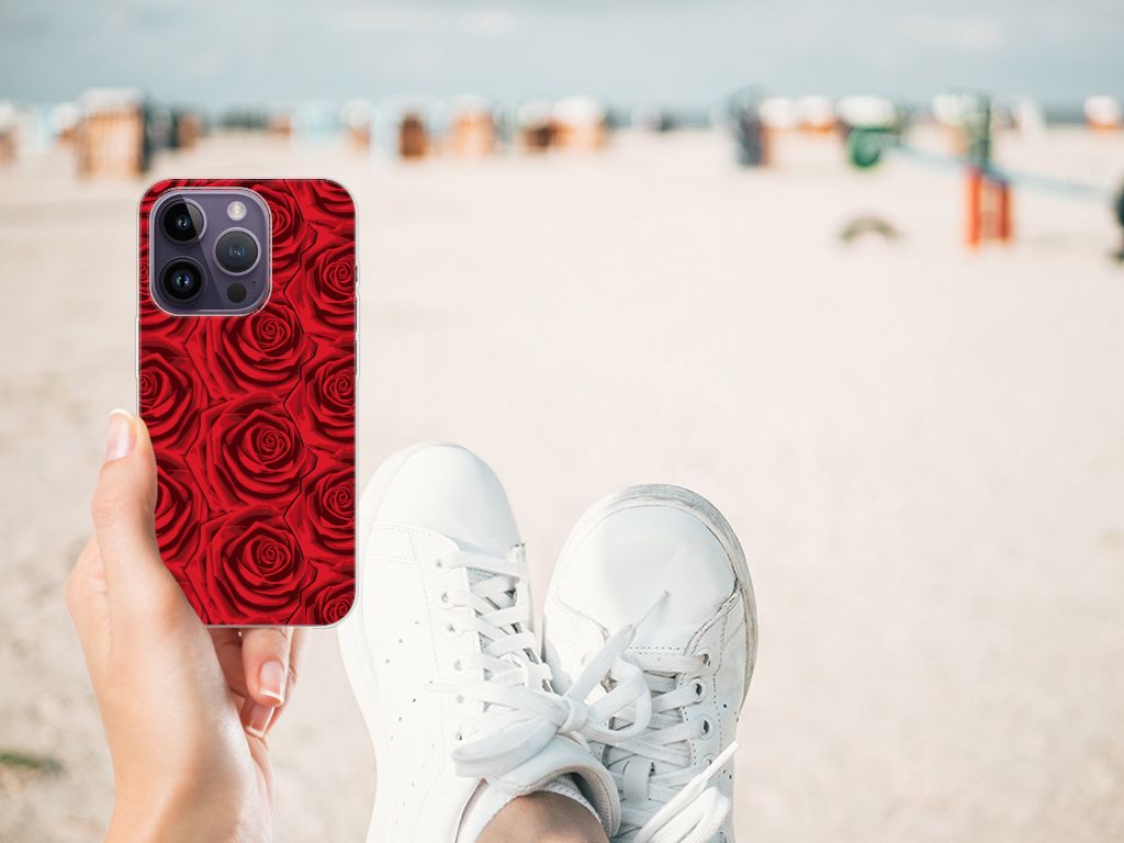 Apple iPhone 14 Pro TPU Case Red Roses B2C Telecom
