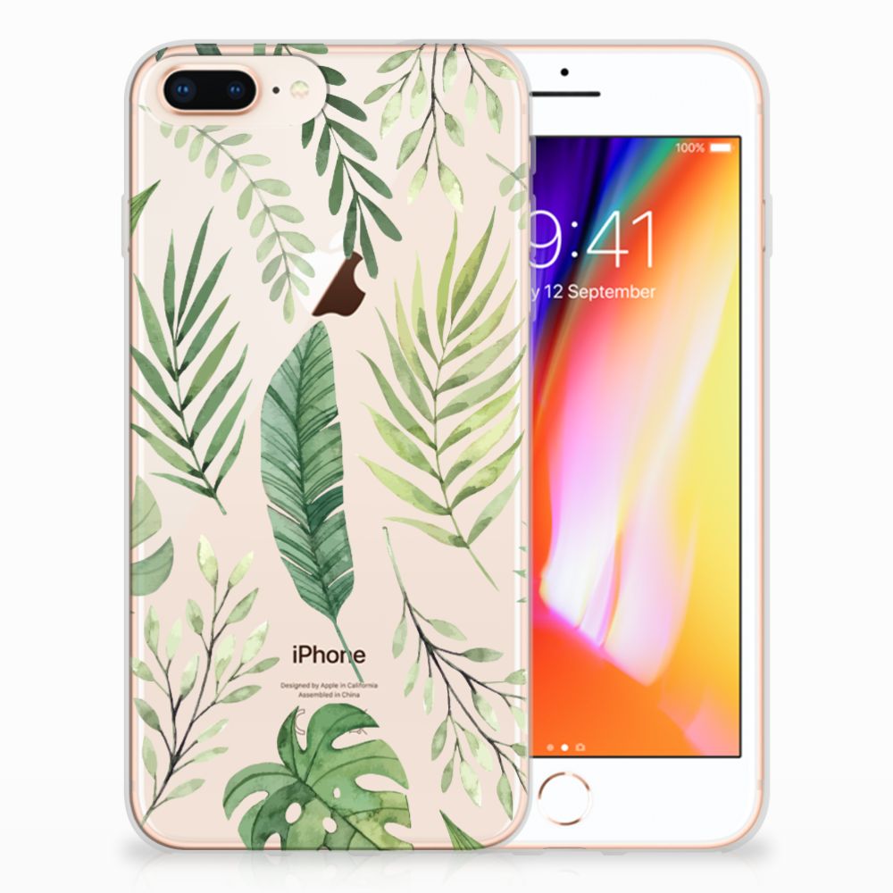 Apple iPhone 7 Plus | 8 Plus TPU Case Leaves