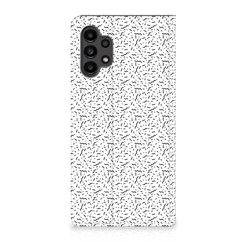 Samsung Galaxy A13 (4G) Hoesje met Magneet Stripes Dots - B2C Telecom