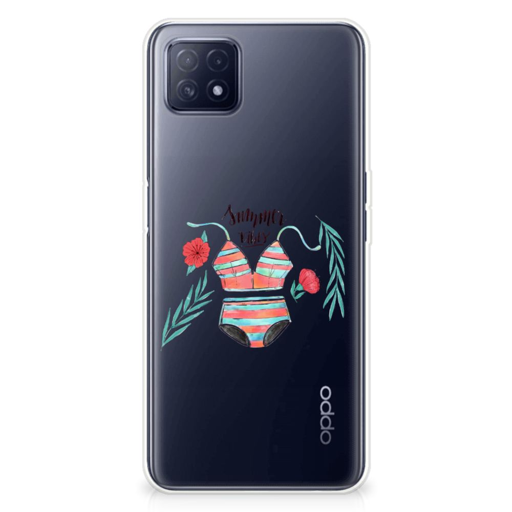 OPPO A53 5G | OPPO A73 5G Telefoonhoesje met Naam Boho Summer