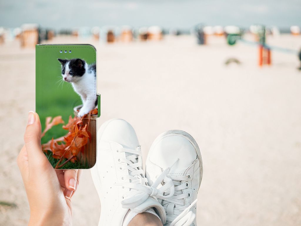 Samsung Galaxy S9 Telefoonhoesje met Pasjes Kitten