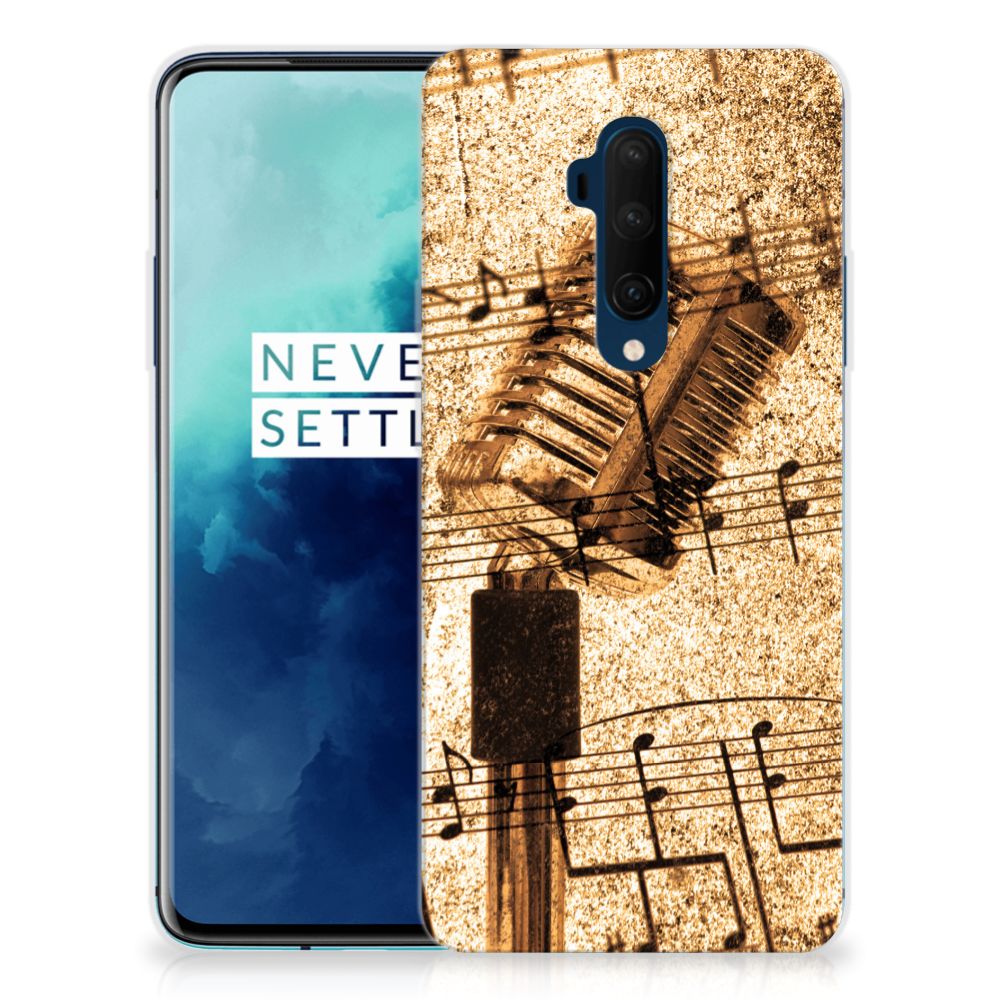 OnePlus 7T Pro Siliconen Hoesje met foto Bladmuziek