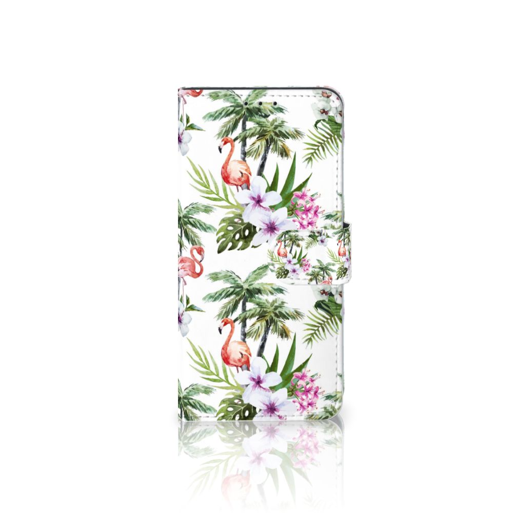 Xiaomi Mi 9 Lite Telefoonhoesje met Pasjes Flamingo Palms