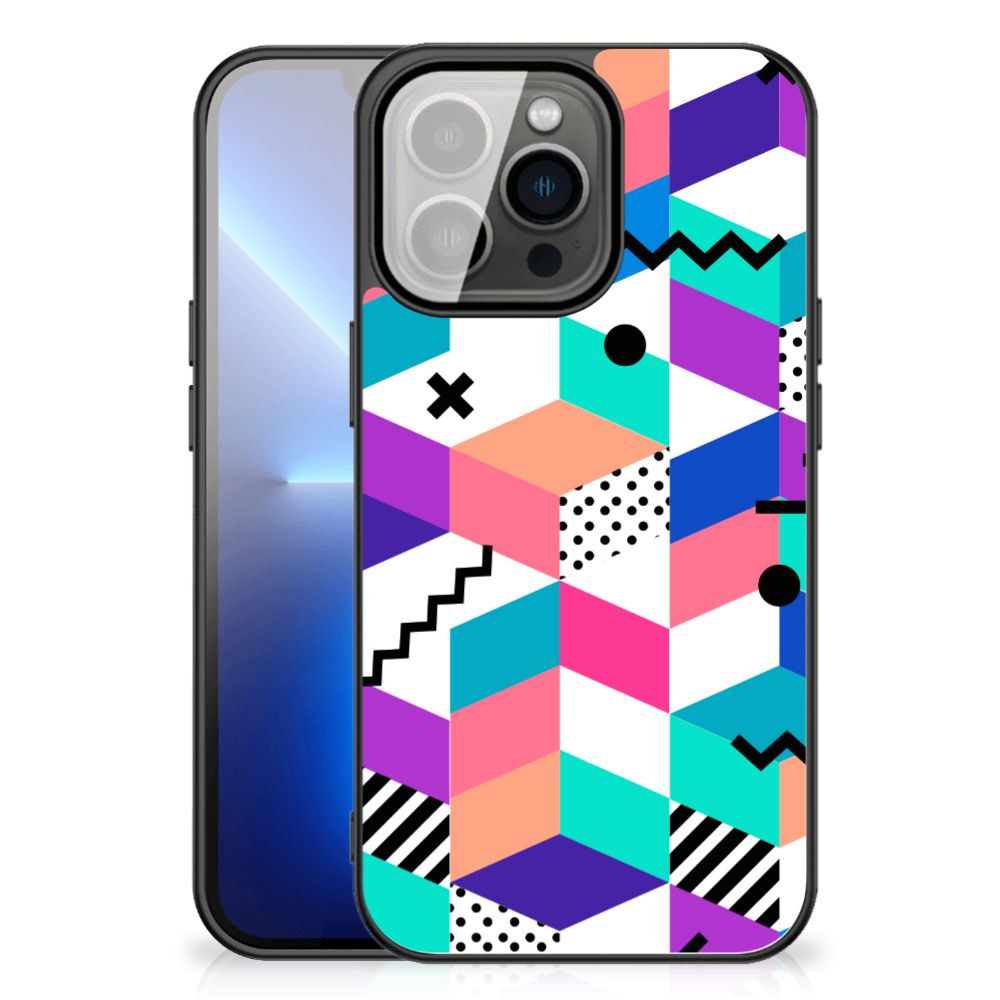 iPhone 13 Pro Max Backcover Blokken Kleurrijk B2C Telecom