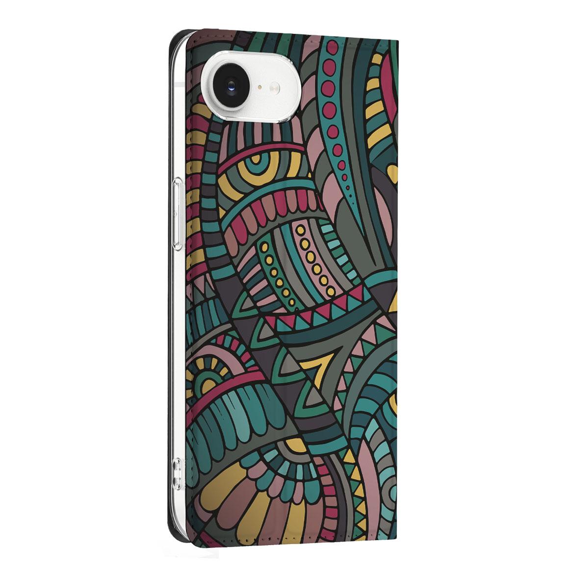 Apple iPhone 16e Hoesje met Magneet Aztec - Aztec design - Afbeelding 4