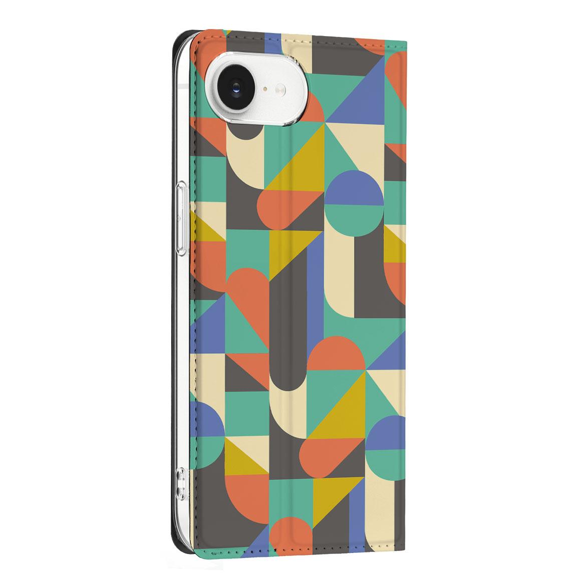 Apple iPhone 16e Hoesje met Magneet Funky Retro - Funky Retro design - Afbeelding 4