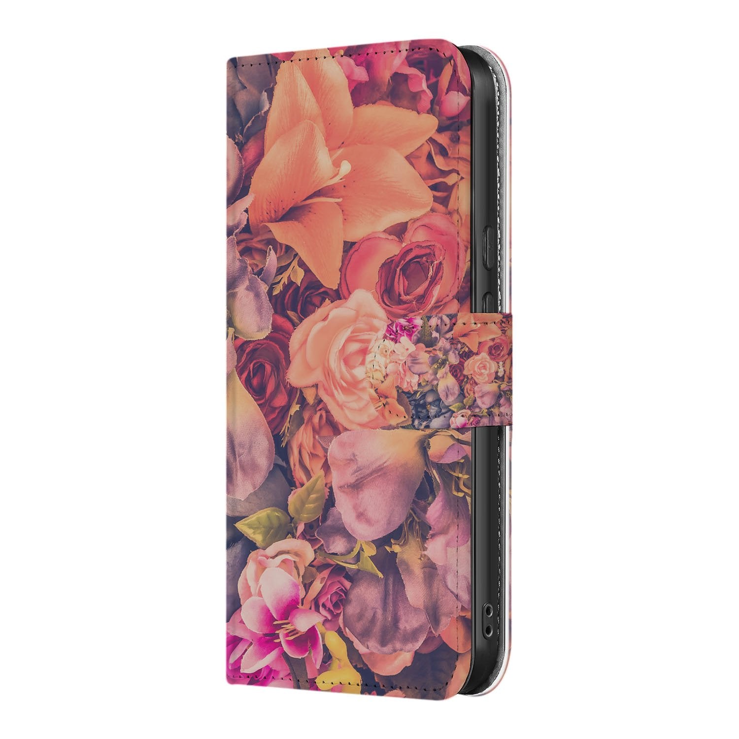 Bosje Bloemen Google Pixel 10 Pro XL Book Case bloemenprint zijaanzicht