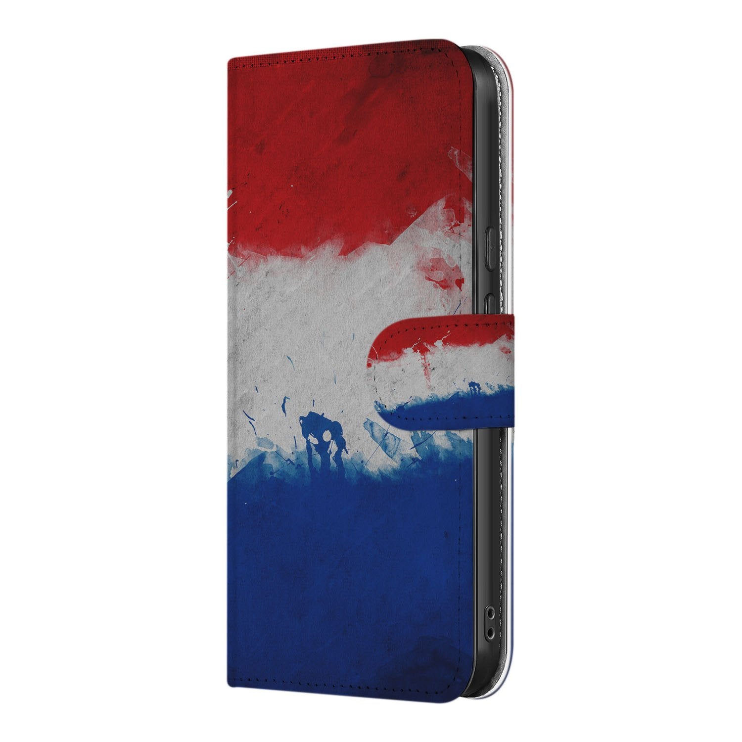 Google Pixel 10 Pro XL Nederlandse Vlag Met Pasjes Book Case zijaanzicht