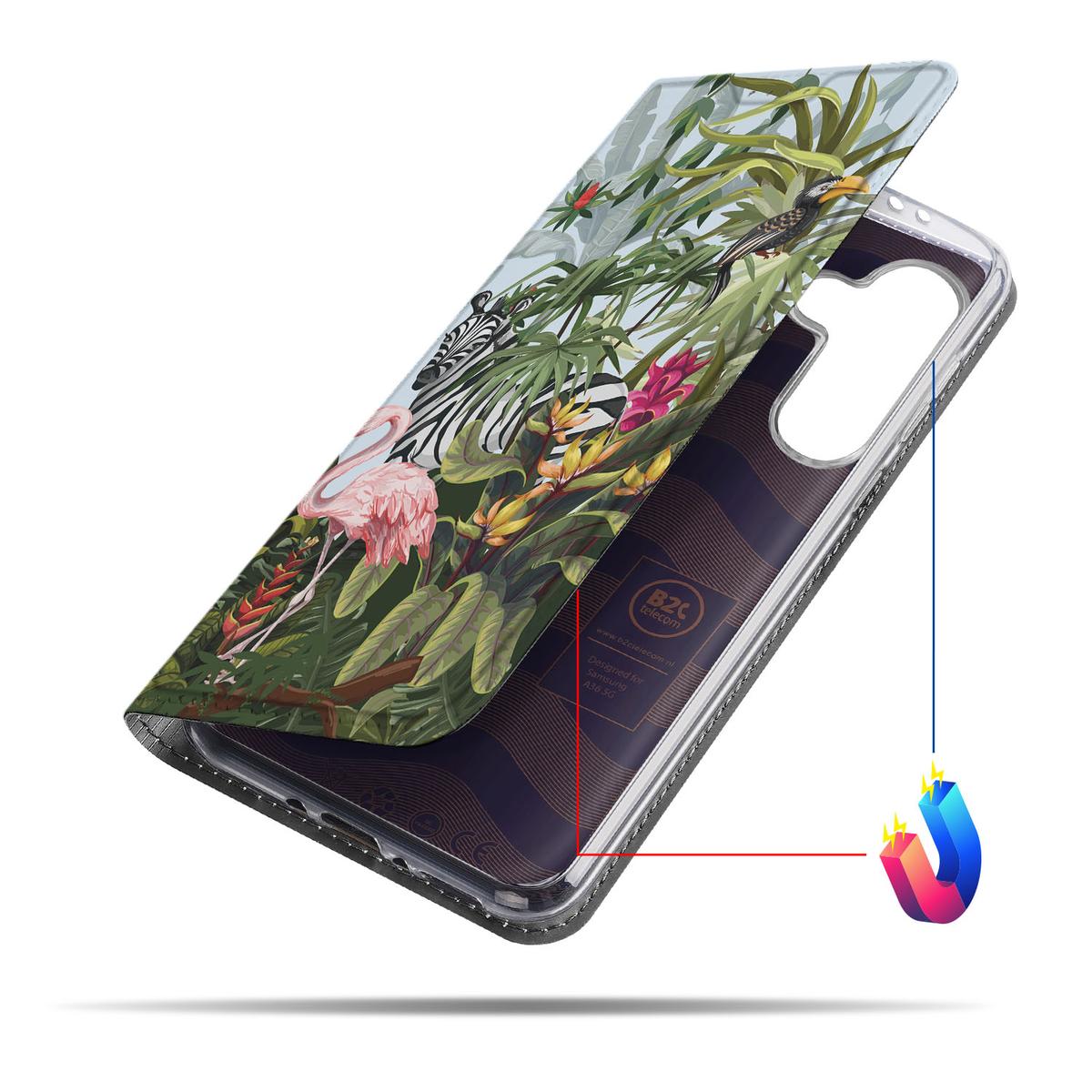 Samsung Galaxy A56 A36 Hoesje Jungle positie 4