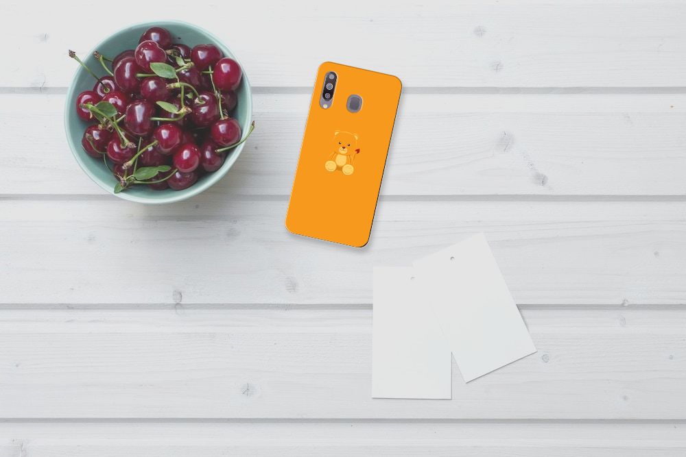 Samsung Galaxy M30 Telefoonhoesje met Naam Baby Beer