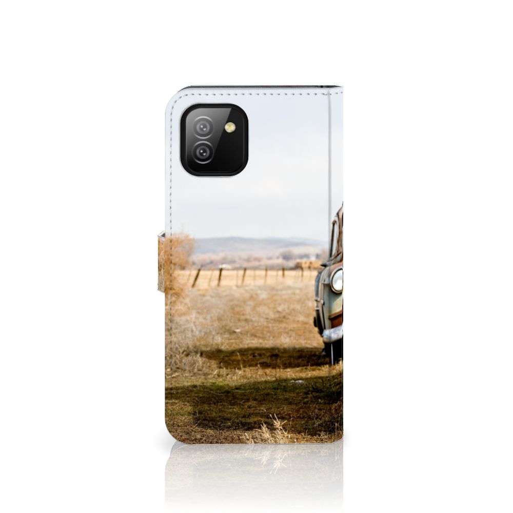 Samsung Galaxy A03 Telefoonhoesje met foto Vintage Auto