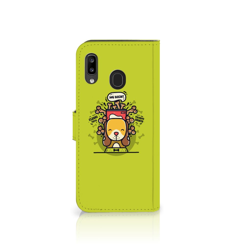 Samsung Galaxy A30 Leuk Hoesje Doggy Biscuit