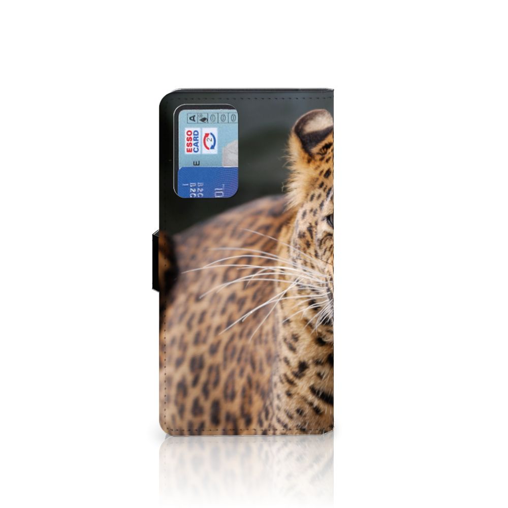 Xiaomi Redmi Note 10 Pro Telefoonhoesje met Pasjes Luipaard