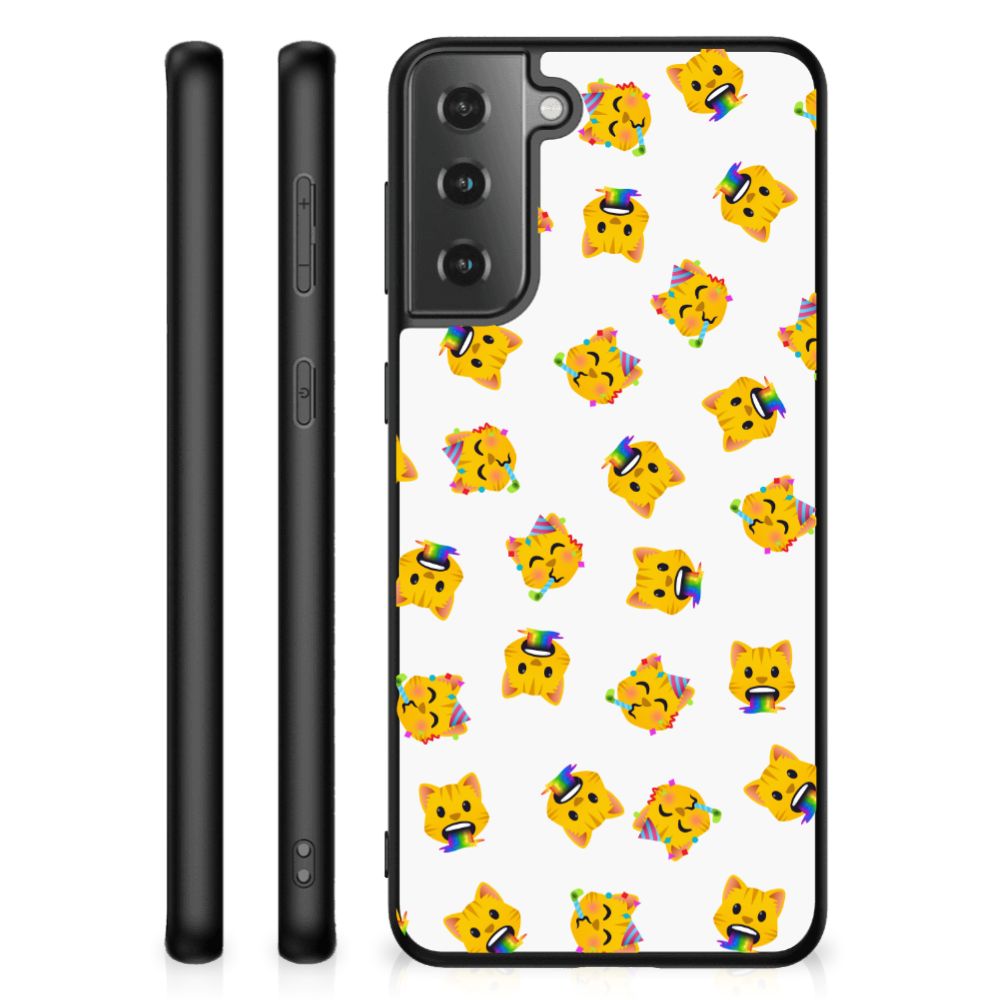 Back Case voor Samsung Galaxy S21 Plus Katten Emojis B2C Telecom