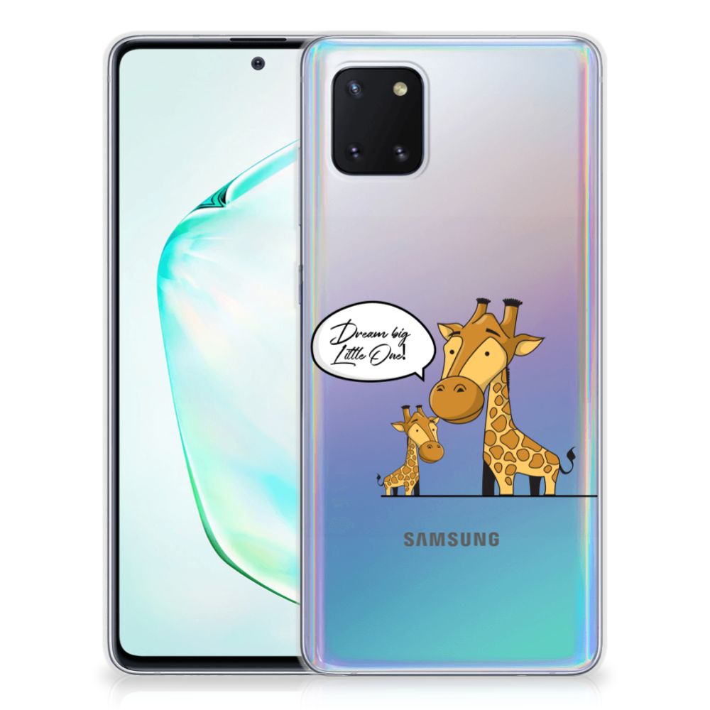 Samsung Galaxy Note 10 Lite Telefoonhoesje met Naam Giraffe