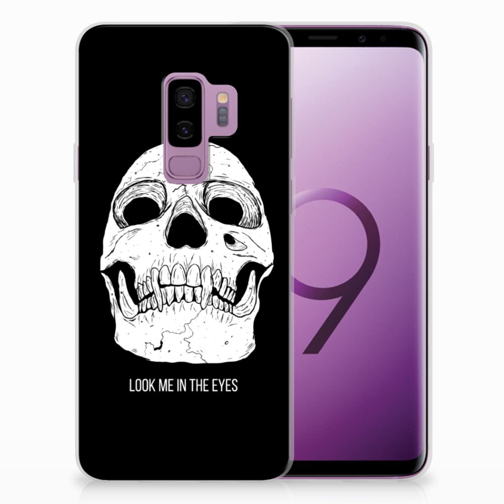 Silicone Back Case Samsung Galaxy S9 Plus Skull Eyes
