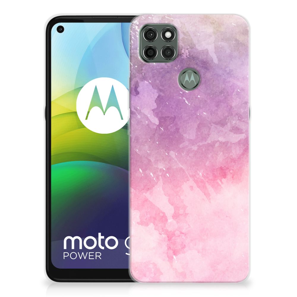 Hoesje maken Motorola Moto G9 Power Pink Purple Paint