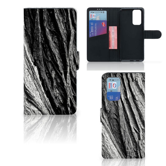 Book Style Case OnePlus 9 Pro Boomschors Grijs