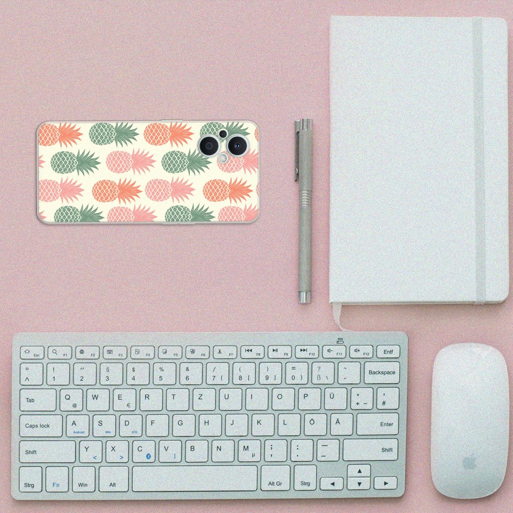 OPPO Reno8 Lite Siliconen Case Ananas B2C Telecom
