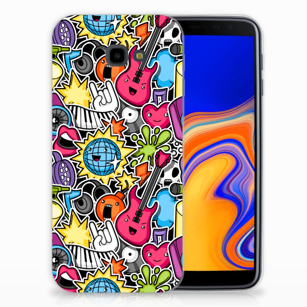 Samsung Galaxy J4 Plus (2018) Silicone Back Cover Punk Rock