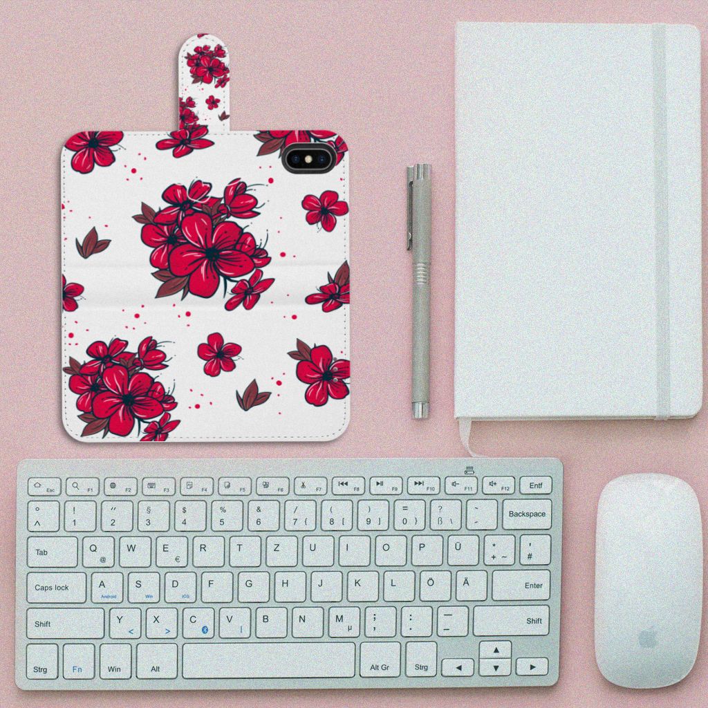 Apple iPhone X | Xs Hoesje Blossom Red