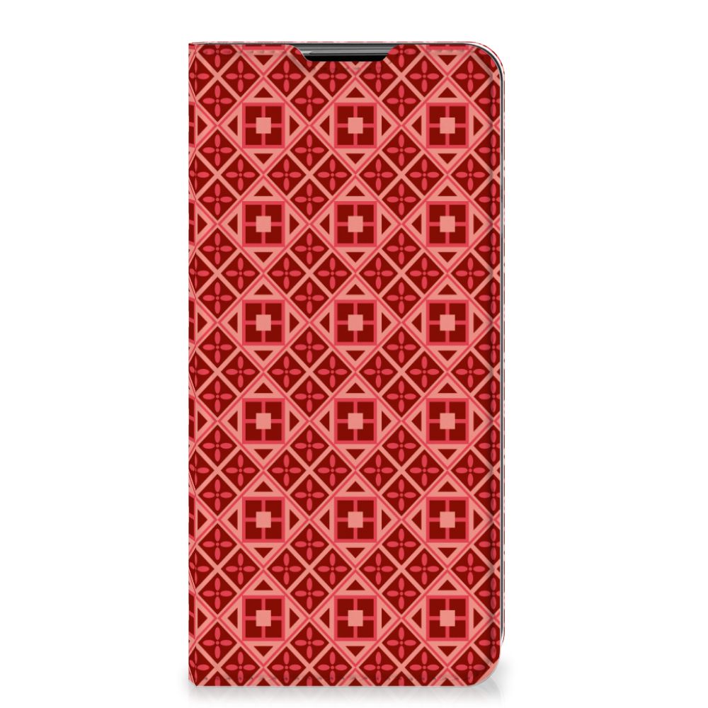 Samsung Galaxy A32 5G Hoesje met Magneet Batik Rood - B2C Telecom