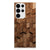 Bumper Hoesje voor Samsung Galaxy S23 Ultra Wooden Cubes