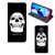 Mobiel BookCase Motorola Moto G9 Play Skull Eyes - B2C Telecom